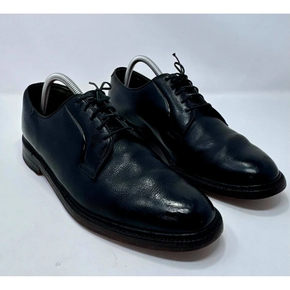 Vintage Mason Velvet-Eez 312 Men's 8.5 D Black Leather Derby Dress Shoes USA
